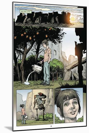 Zombies vs. Robots: Volume 1 - Comic Page with Panels-Val Mayerik-Mounted Art Print