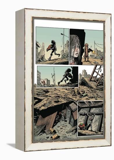 Zombies vs. Robots: Volume 1 - Comic Page with Panels-Val Mayerik-Framed Stretched Canvas