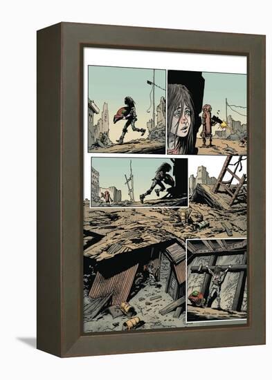 Zombies vs. Robots: Volume 1 - Comic Page with Panels-Val Mayerik-Framed Stretched Canvas