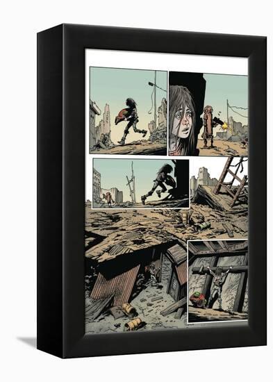 Zombies vs. Robots: Volume 1 - Comic Page with Panels-Val Mayerik-Framed Stretched Canvas