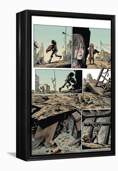 Zombies vs. Robots: Volume 1 - Comic Page with Panels-Val Mayerik-Framed Stretched Canvas