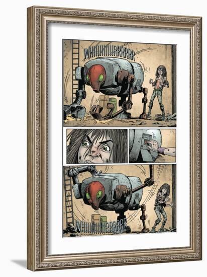 Zombies vs. Robots: Volume 1 - Comic Page with Panels-Val Mayerik-Framed Art Print