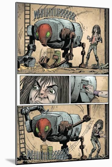 Zombies vs. Robots: Volume 1 - Comic Page with Panels-Val Mayerik-Mounted Art Print