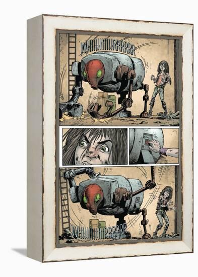 Zombies vs. Robots: Volume 1 - Comic Page with Panels-Val Mayerik-Framed Stretched Canvas