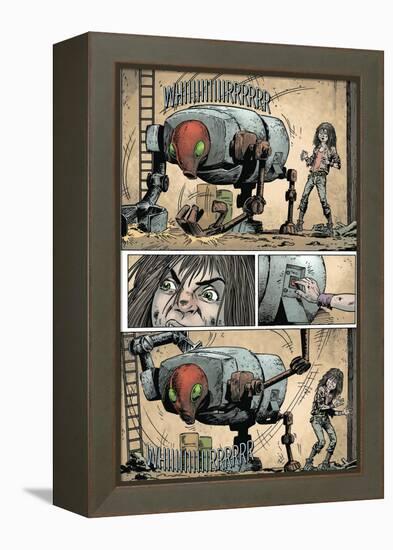 Zombies vs. Robots: Volume 1 - Comic Page with Panels-Val Mayerik-Framed Stretched Canvas