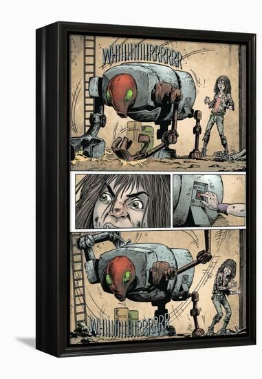 Zombies vs. Robots: Volume 1 - Comic Page with Panels-Val Mayerik-Framed Stretched Canvas