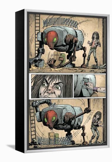 Zombies vs. Robots: Volume 1 - Comic Page with Panels-Val Mayerik-Framed Stretched Canvas