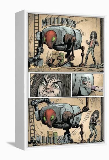 Zombies vs. Robots: Volume 1 - Comic Page with Panels-Val Mayerik-Framed Stretched Canvas