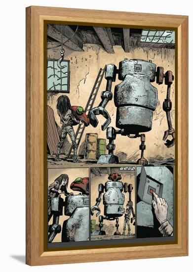 Zombies vs. Robots: Volume 1 - Comic Page with Panels-Val Mayerik-Framed Stretched Canvas