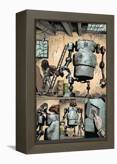 Zombies vs. Robots: Volume 1 - Comic Page with Panels-Val Mayerik-Framed Stretched Canvas