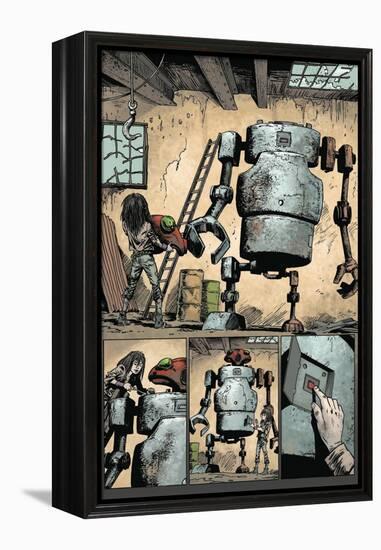 Zombies vs. Robots: Volume 1 - Comic Page with Panels-Val Mayerik-Framed Stretched Canvas