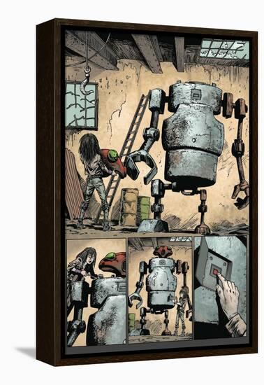 Zombies vs. Robots: Volume 1 - Comic Page with Panels-Val Mayerik-Framed Stretched Canvas