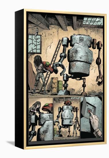 Zombies vs. Robots: Volume 1 - Comic Page with Panels-Val Mayerik-Framed Stretched Canvas