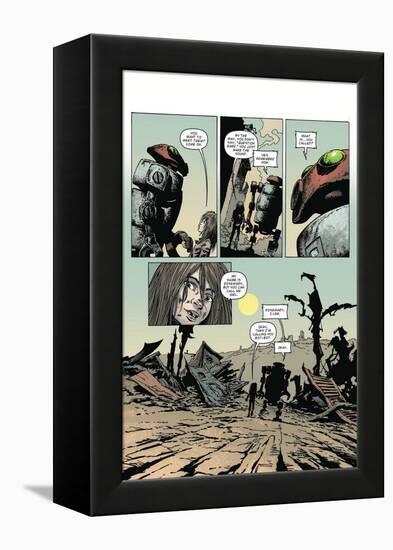 Zombies vs. Robots: Volume 1 - Comic Page with Panels-Val Mayerik-Framed Stretched Canvas