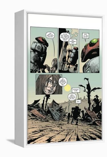 Zombies vs. Robots: Volume 1 - Comic Page with Panels-Val Mayerik-Framed Stretched Canvas