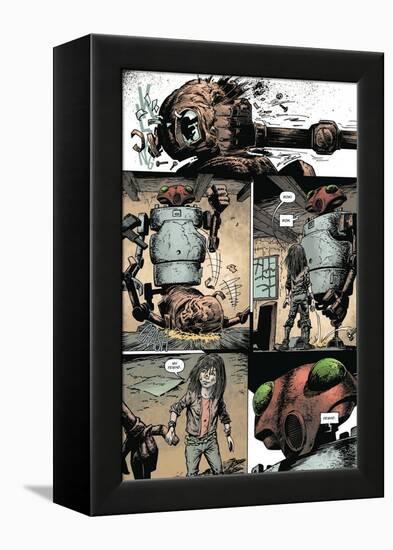 Zombies vs. Robots: Volume 1 - Comic Page with Panels-Val Mayerik-Framed Stretched Canvas