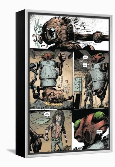 Zombies vs. Robots: Volume 1 - Comic Page with Panels-Val Mayerik-Framed Stretched Canvas