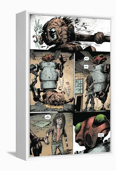 Zombies vs. Robots: Volume 1 - Comic Page with Panels-Val Mayerik-Framed Stretched Canvas