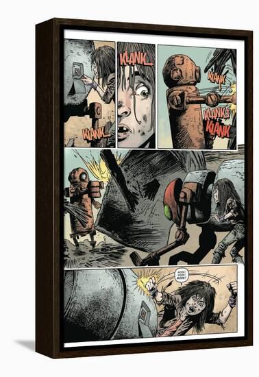 Zombies vs. Robots: Volume 1 - Comic Page with Panels-Val Mayerik-Framed Stretched Canvas