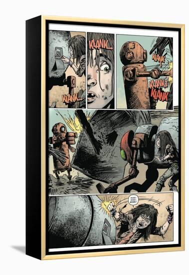 Zombies vs. Robots: Volume 1 - Comic Page with Panels-Val Mayerik-Framed Stretched Canvas