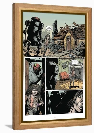 Zombies vs. Robots: Volume 1 - Comic Page with Panels-Val Mayerik-Framed Stretched Canvas