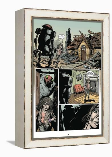 Zombies vs. Robots: Volume 1 - Comic Page with Panels-Val Mayerik-Framed Stretched Canvas