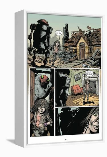 Zombies vs. Robots: Volume 1 - Comic Page with Panels-Val Mayerik-Framed Stretched Canvas