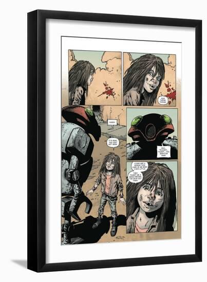 Zombies vs. Robots: Volume 1 - Comic Page with Panels-Val Mayerik-Framed Premium Giclee Print