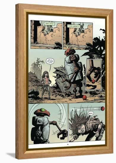 Zombies vs. Robots: Volume 1 - Comic Page with Panels-Val Mayerik-Framed Stretched Canvas