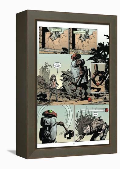 Zombies vs. Robots: Volume 1 - Comic Page with Panels-Val Mayerik-Framed Stretched Canvas