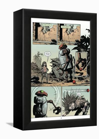 Zombies vs. Robots: Volume 1 - Comic Page with Panels-Val Mayerik-Framed Stretched Canvas