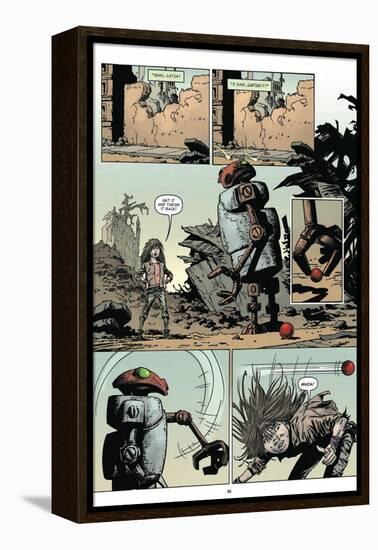 Zombies vs. Robots: Volume 1 - Comic Page with Panels-Val Mayerik-Framed Stretched Canvas