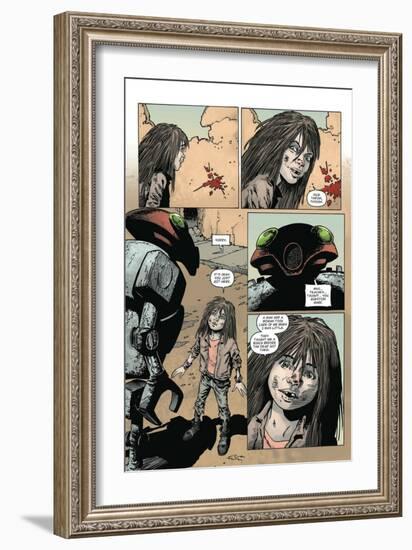 Zombies vs. Robots: Volume 1 - Comic Page with Panels-Val Mayerik-Framed Art Print