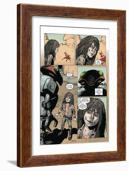 Zombies vs. Robots: Volume 1 - Comic Page with Panels-Val Mayerik-Framed Art Print