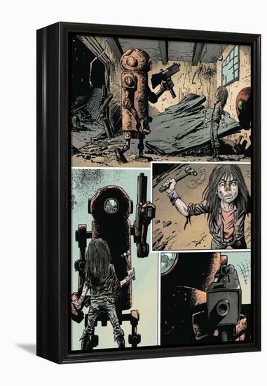 Zombies vs. Robots: Volume 1 - Comic Page with Panels-Val Mayerik-Framed Stretched Canvas