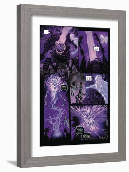 Zombies vs. Robots: Volume 1 - Comic Page with Panels-Anthony Diecidue-Framed Art Print