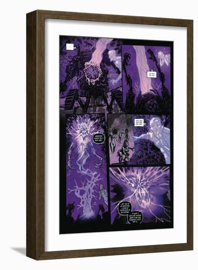 Zombies vs. Robots: Volume 1 - Comic Page with Panels-Anthony Diecidue-Framed Art Print