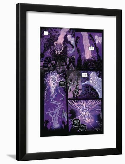 Zombies vs. Robots: Volume 1 - Comic Page with Panels-Anthony Diecidue-Framed Art Print