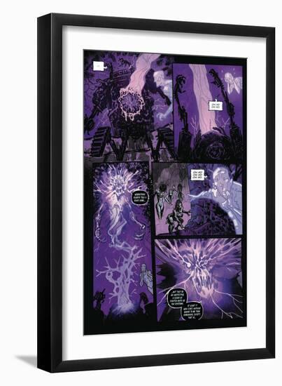 Zombies vs. Robots: Volume 1 - Comic Page with Panels-Anthony Diecidue-Framed Art Print