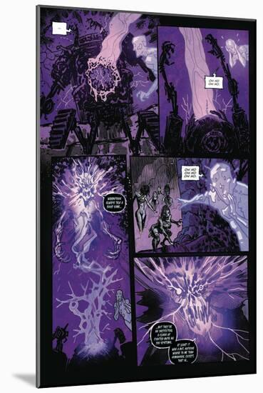 Zombies vs. Robots: Volume 1 - Comic Page with Panels-Anthony Diecidue-Mounted Art Print