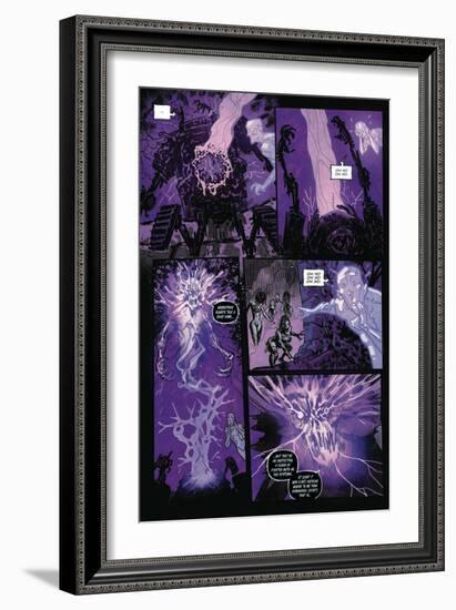 Zombies vs. Robots: Volume 1 - Comic Page with Panels-Anthony Diecidue-Framed Art Print