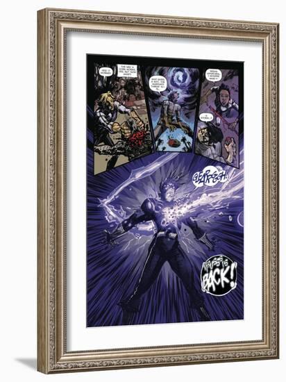 Zombies vs. Robots: Volume 1 - Comic Page with Panels-Anthony Diecidue-Framed Art Print