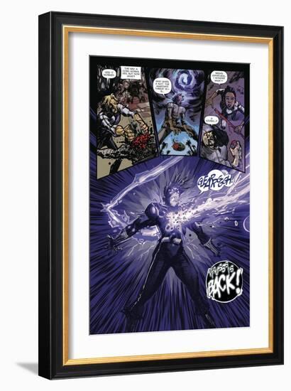 Zombies vs. Robots: Volume 1 - Comic Page with Panels-Anthony Diecidue-Framed Art Print