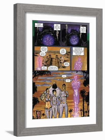 Zombies vs. Robots: Volume 1 - Comic Page with Panels-Anthony Diecidue-Framed Art Print