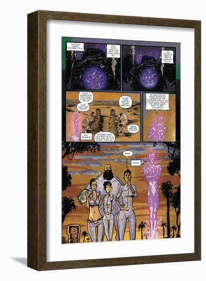 Zombies vs. Robots: Volume 1 - Comic Page with Panels-Anthony Diecidue-Framed Art Print