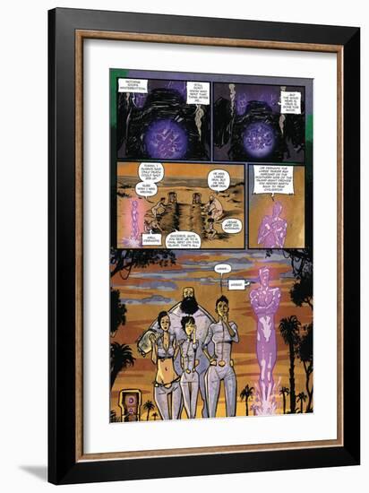 Zombies vs. Robots: Volume 1 - Comic Page with Panels-Anthony Diecidue-Framed Art Print