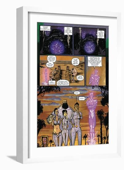 Zombies vs. Robots: Volume 1 - Comic Page with Panels-Anthony Diecidue-Framed Art Print