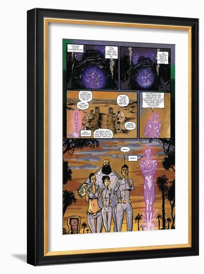 Zombies vs. Robots: Volume 1 - Comic Page with Panels-Anthony Diecidue-Framed Premium Giclee Print