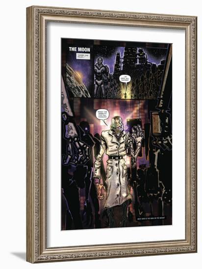 Zombies vs. Robots: Volume 1 - Comic Page with Panels-Anthony Diecidue-Framed Art Print