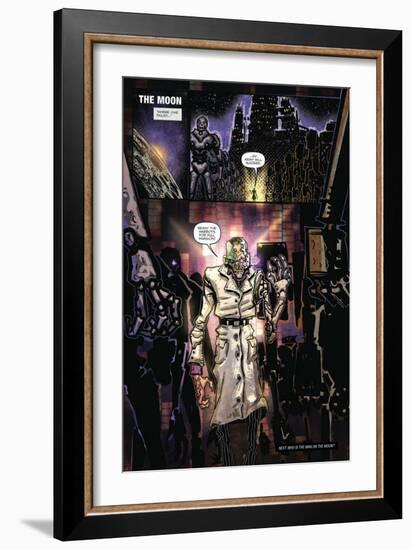 Zombies vs. Robots: Volume 1 - Comic Page with Panels-Anthony Diecidue-Framed Premium Giclee Print